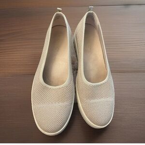 Vionic Women’s Uptown Skimmer Knit Slip On Flats 8 Blush Pink Sparkle Comfort